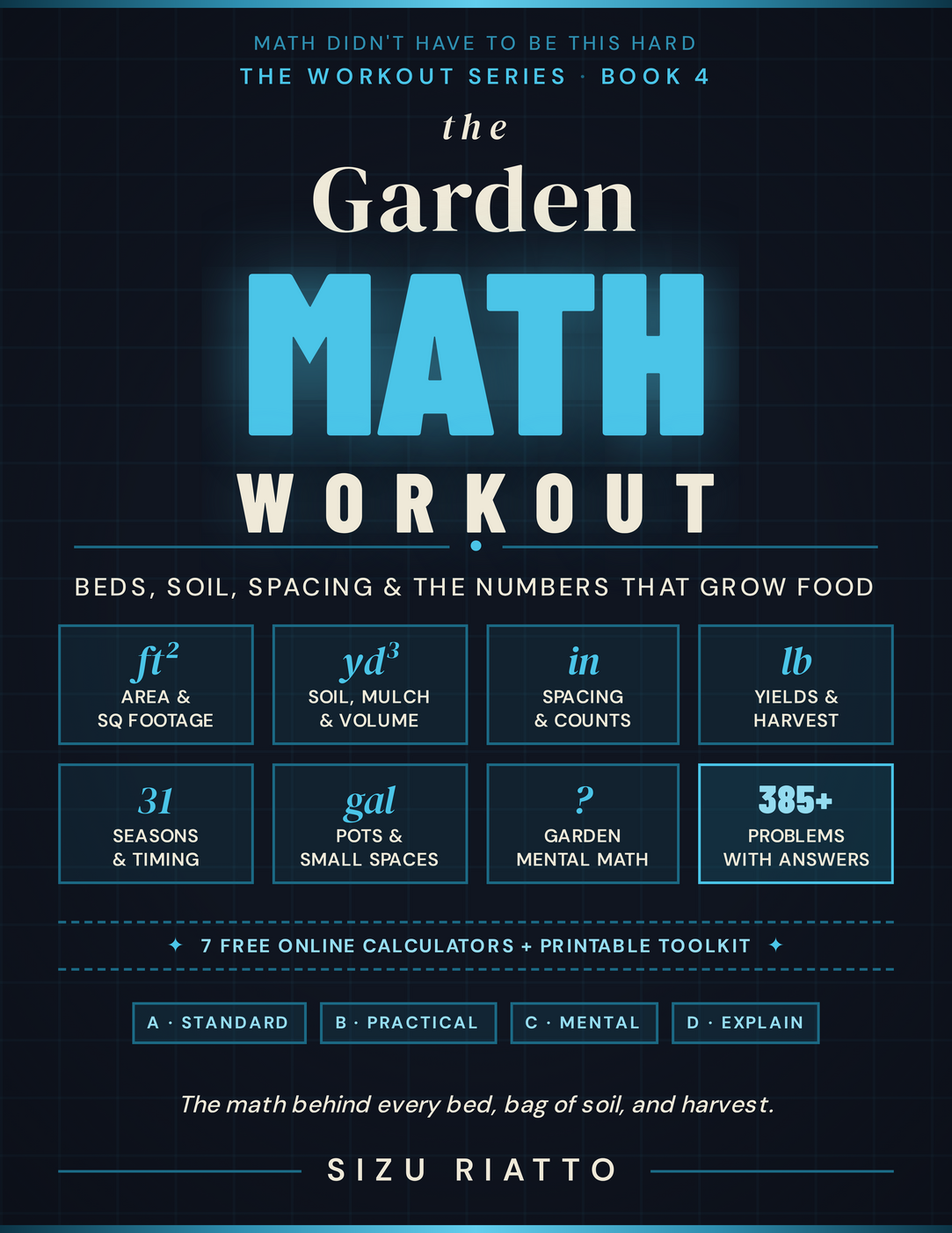 The Garden Math Workout — Book 4 cover